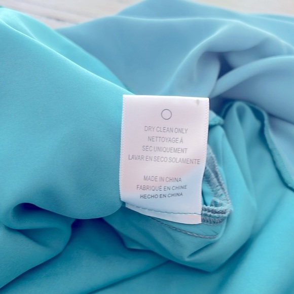 Sachin & Babi Camila Crepe Belted Dress in Teal. size 10 - Picture 9 of 12